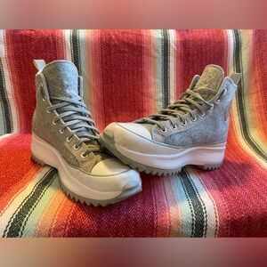 Converse Run Star Hike Platform Sneakers Sz 11
